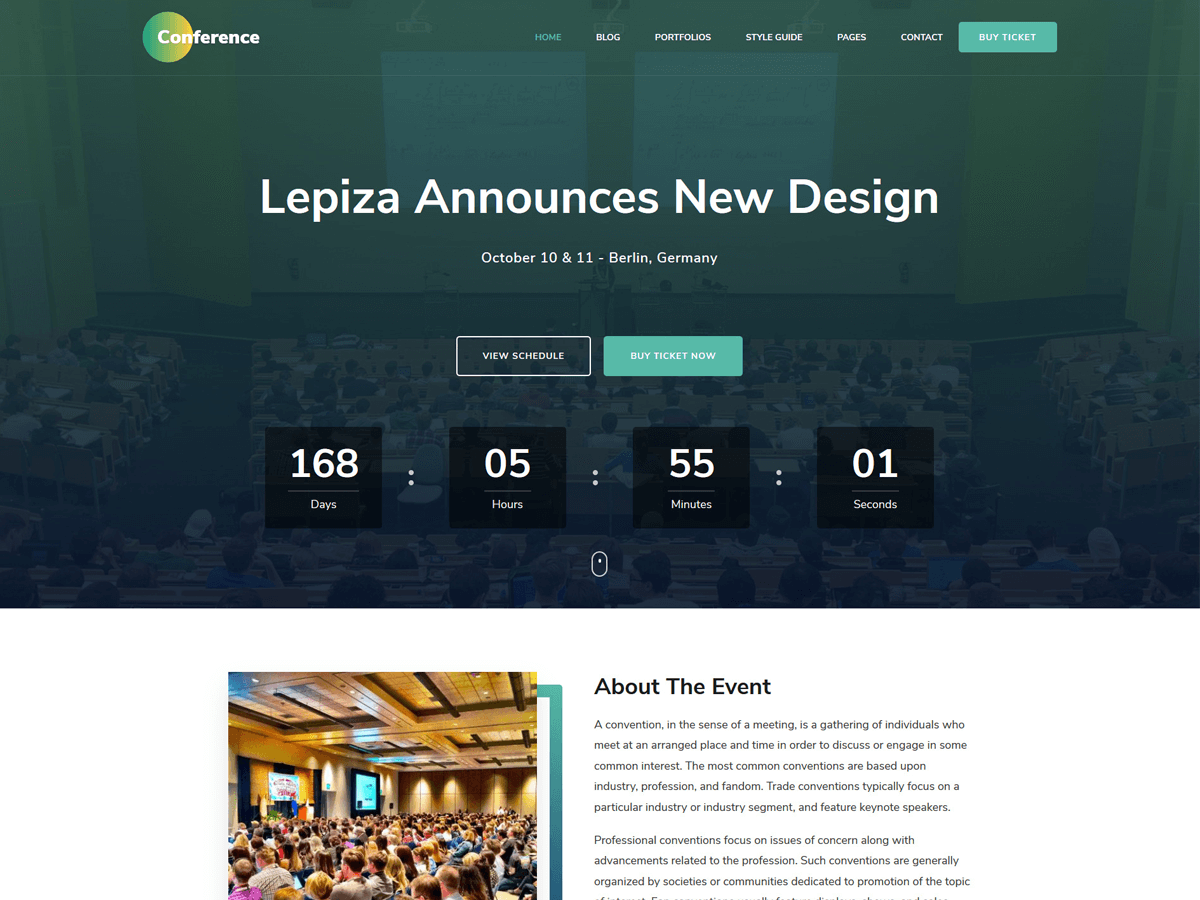 Wordpress-Eventi-Conferenze-Temi