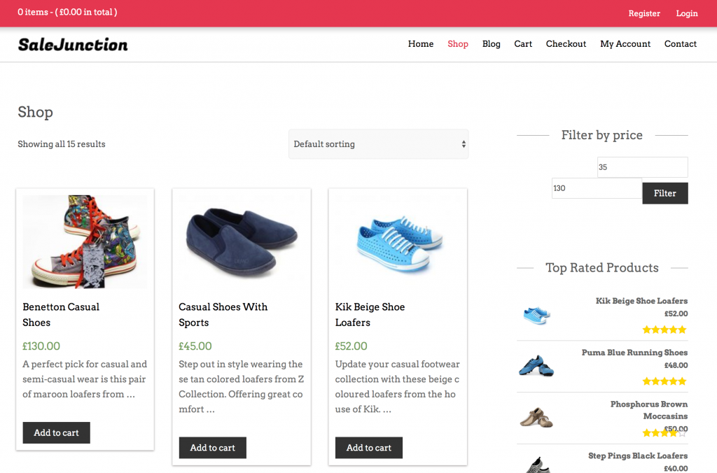 SalesJunction WordPress 的免费 WooCommerce 主题
