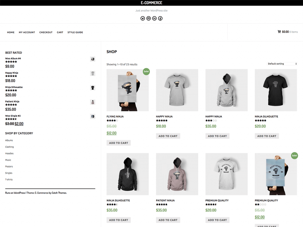 temi di cattura dell'e-commerce