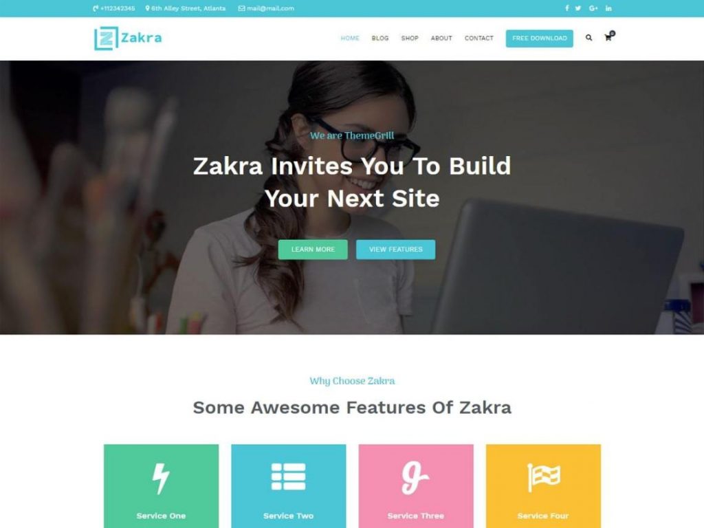 Temas WooCommerce gratuitos de Zakra para WordPress