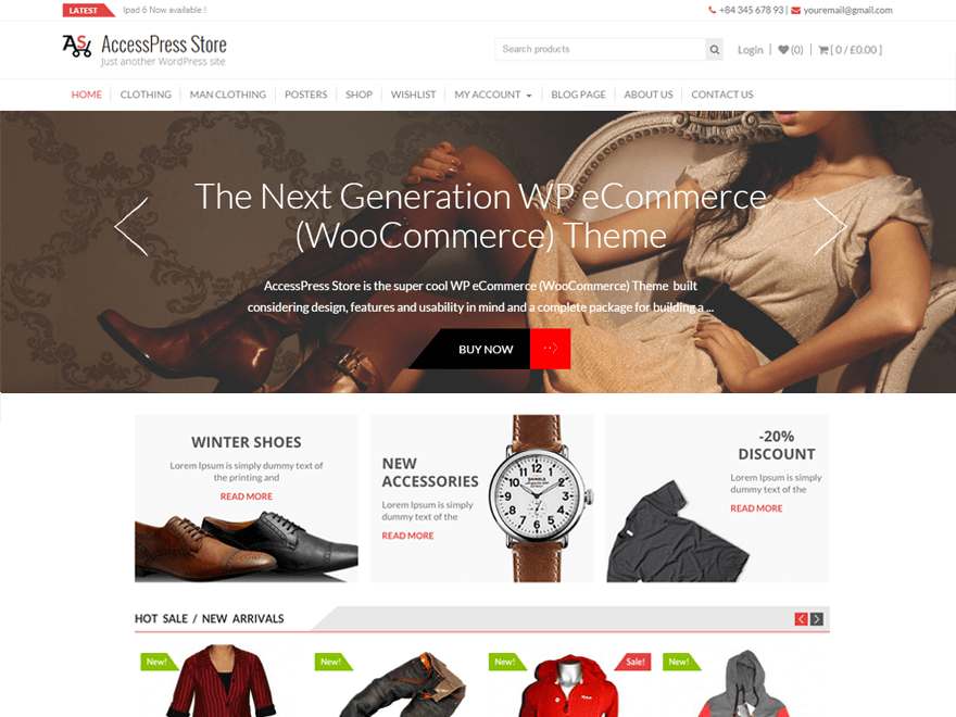 AccessPress Store Temas gratuitos de WooCommerce para WordPress