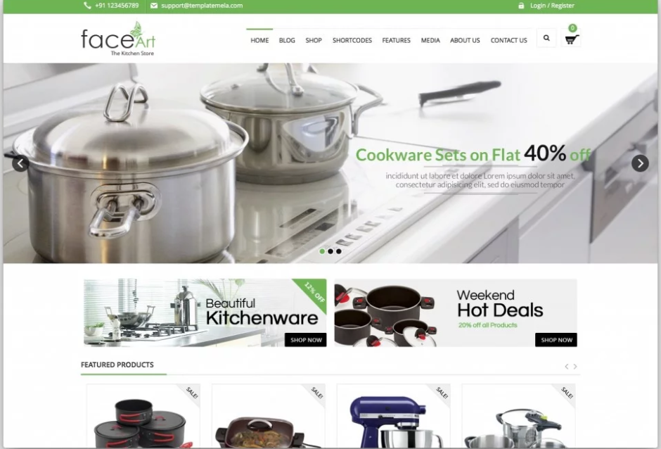 visage art woocommerce