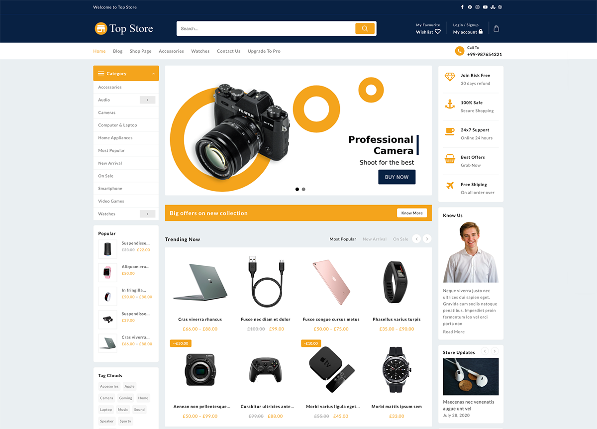 temi woocommerce
