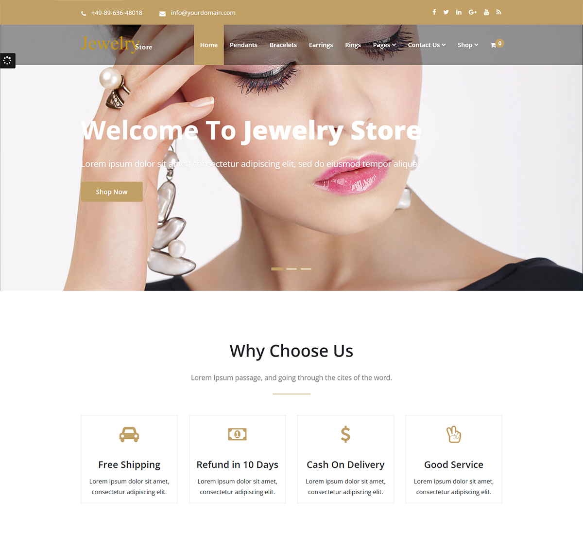 modelli di woocommerce