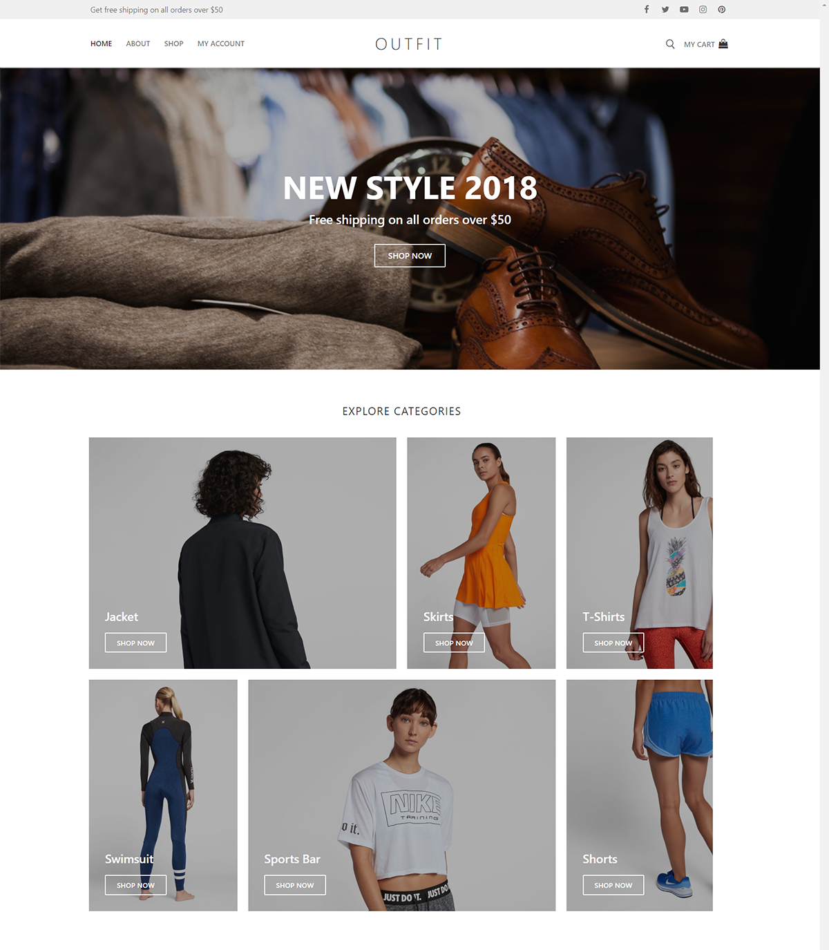 temi di shopping woocommerce