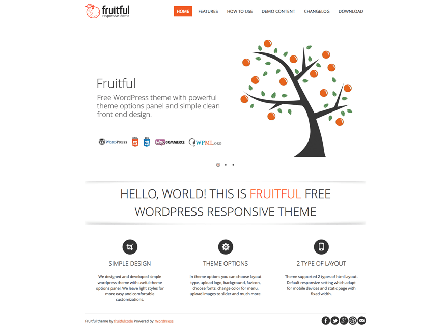 temi aziendali di wordpress fruttuosi