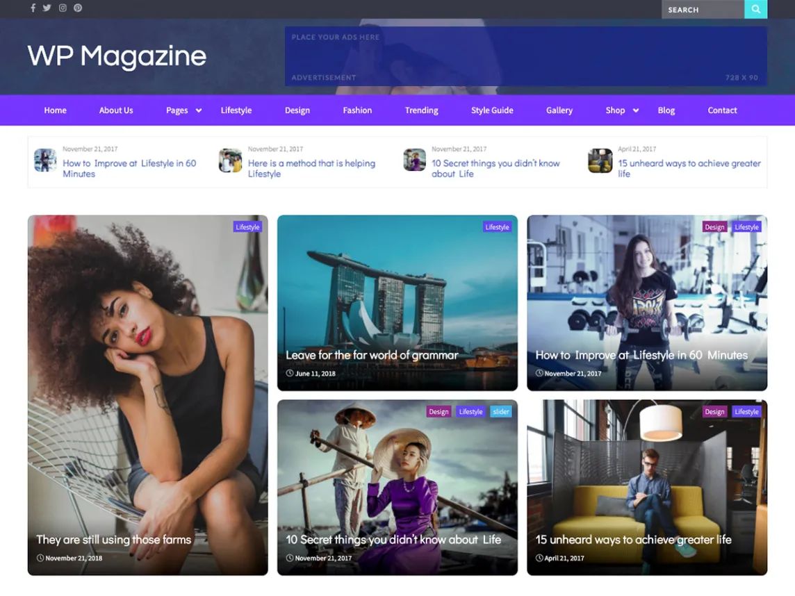 quotidiano wordpress a tema wp gratuito