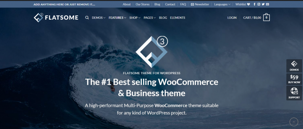 flatsome tema WordPress mais rápido e leve