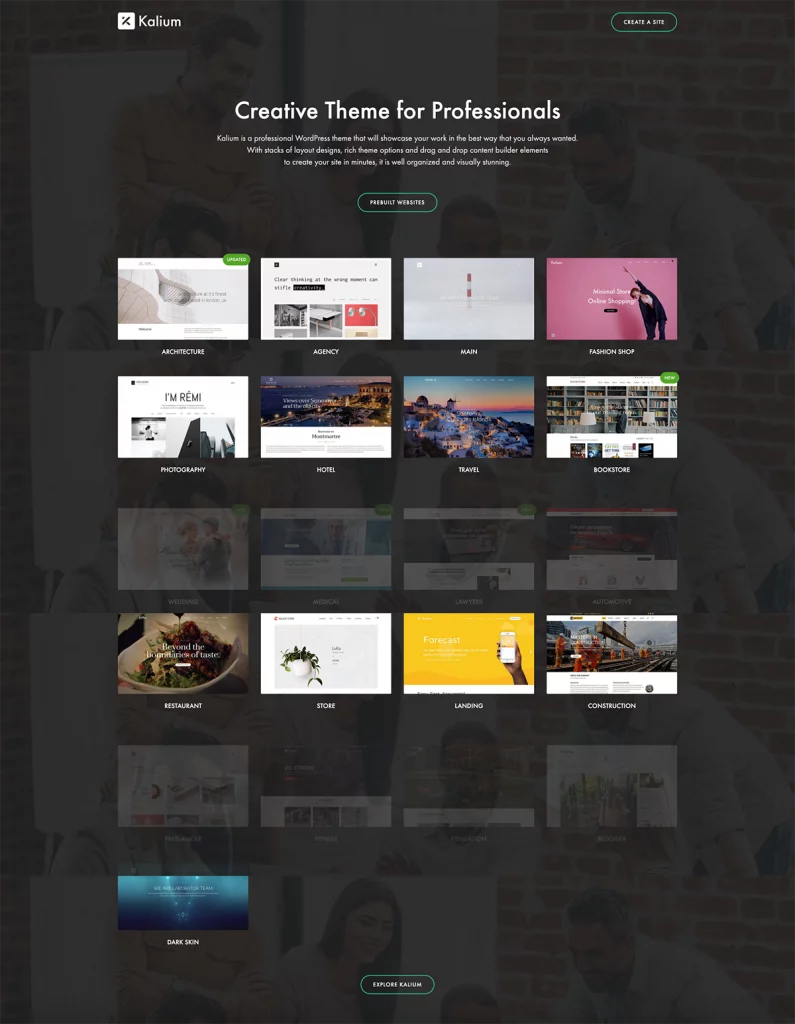 Kalium WordPress 테마
