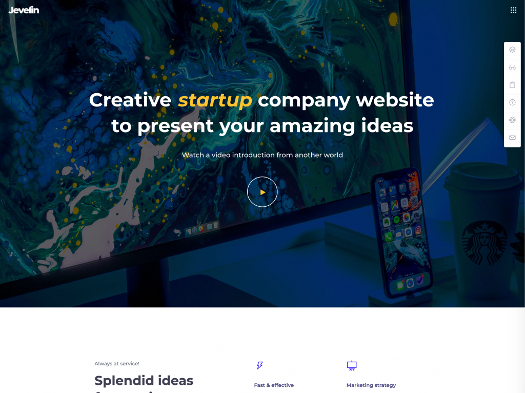 Jevelin WordPress 테마