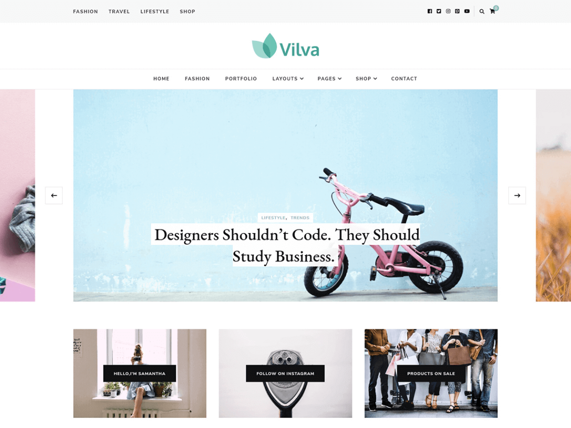 vilva wp thème gratuit