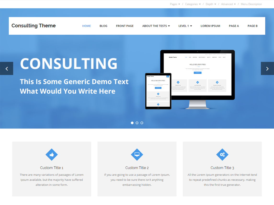 agence de conseil thème wordpress