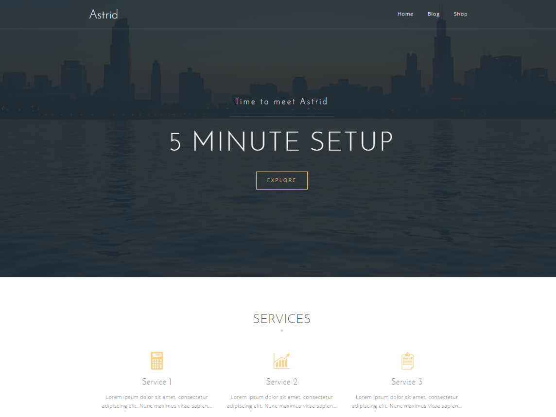 astrid wp thème gratuit