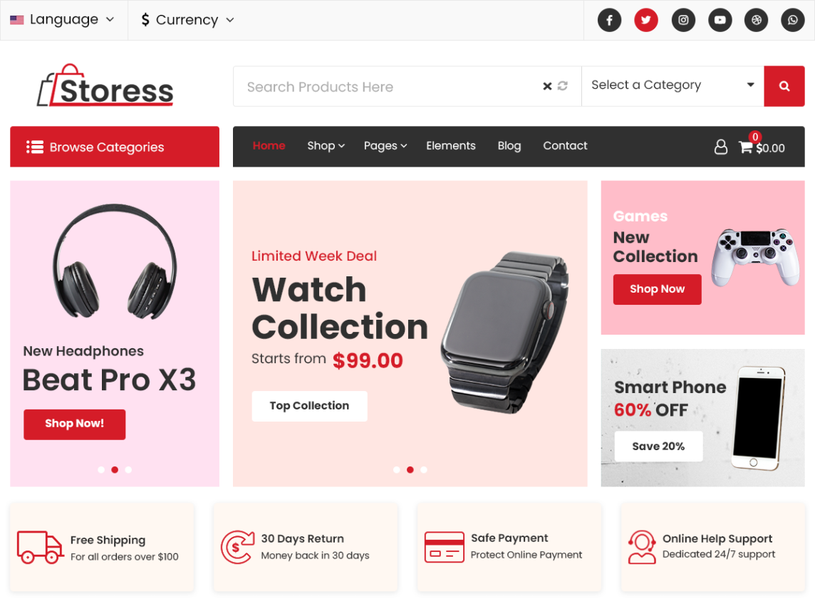 Temas WooCommerce de graça