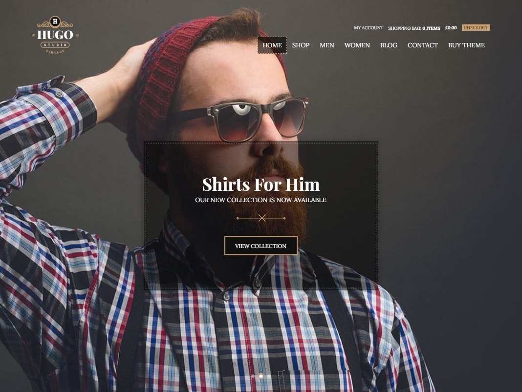 hugo wordpress temas gratis de woocommerce