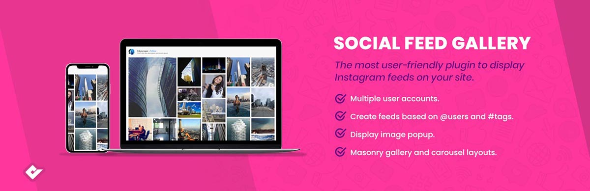sosyal besleme galerisi WordPress sosyal medya eklentisi