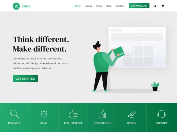 готовая мобильная тема WordPress