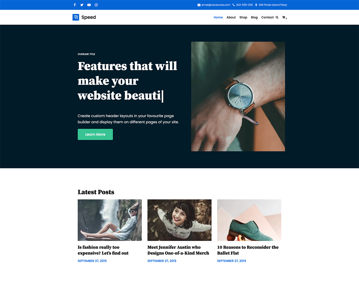 мобильная тема WordPress