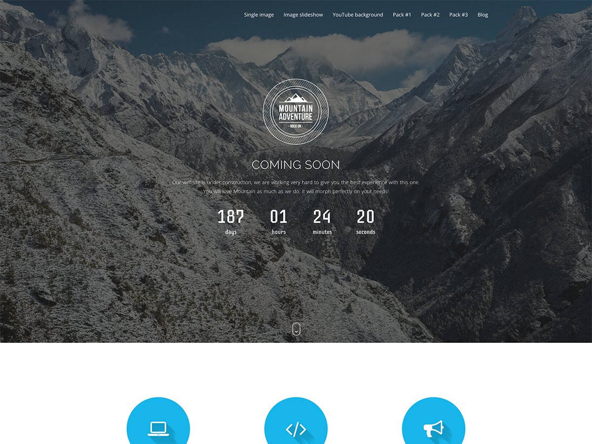 tema WordPress yang sedang dibangun