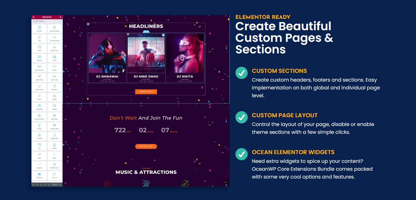 oceanwp vs comparație flatsome