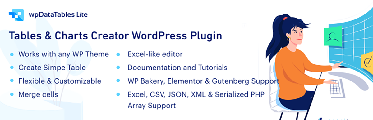 wp 数据表 WordPress 表插件