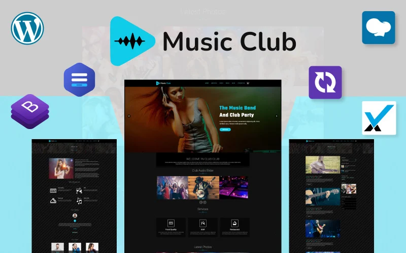 Tema de WordPress para músicos