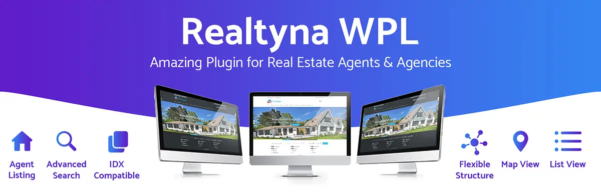 الإضافات العقارية Realtyna Organic IDX WordPress
