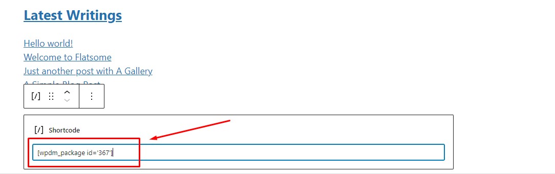 aggiungi un link per il download su wordpress