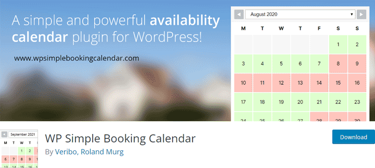 Calendario di prenotazione semplice WP