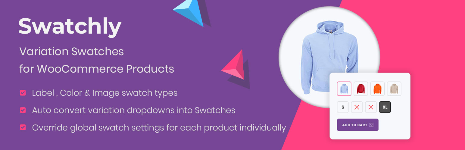 Swatchly - Plugin d'échantillons de variation Woocommerce