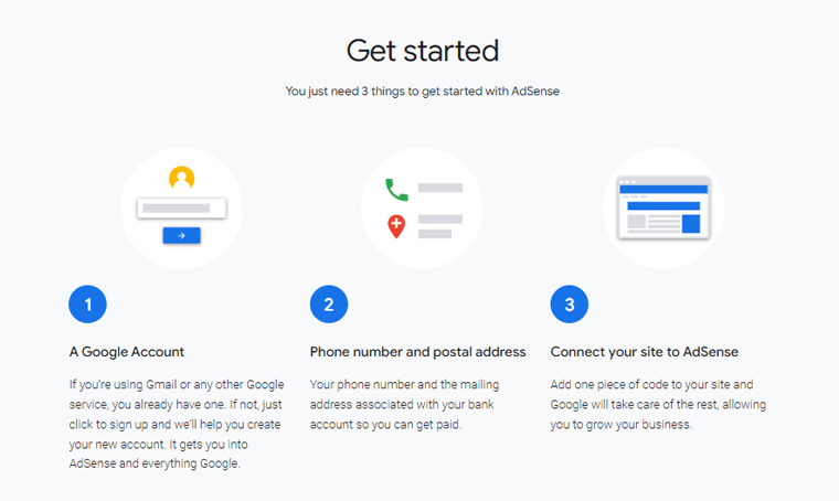 Google AdSense を始める