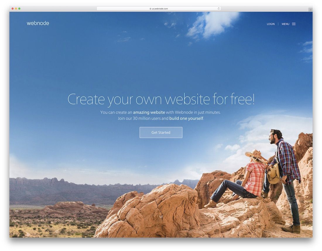Webnode Website-Builder für Blogs