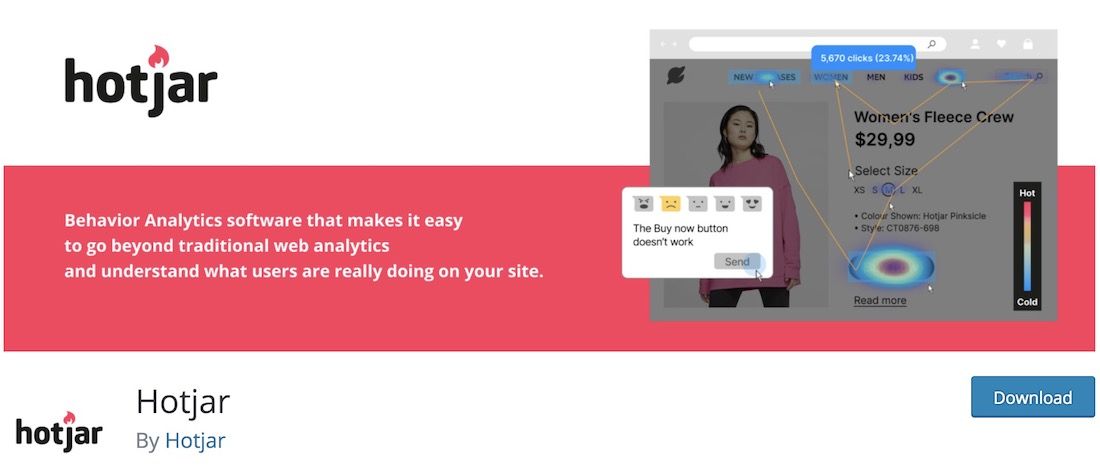 hotjar 免費的 wordpress 調查插件