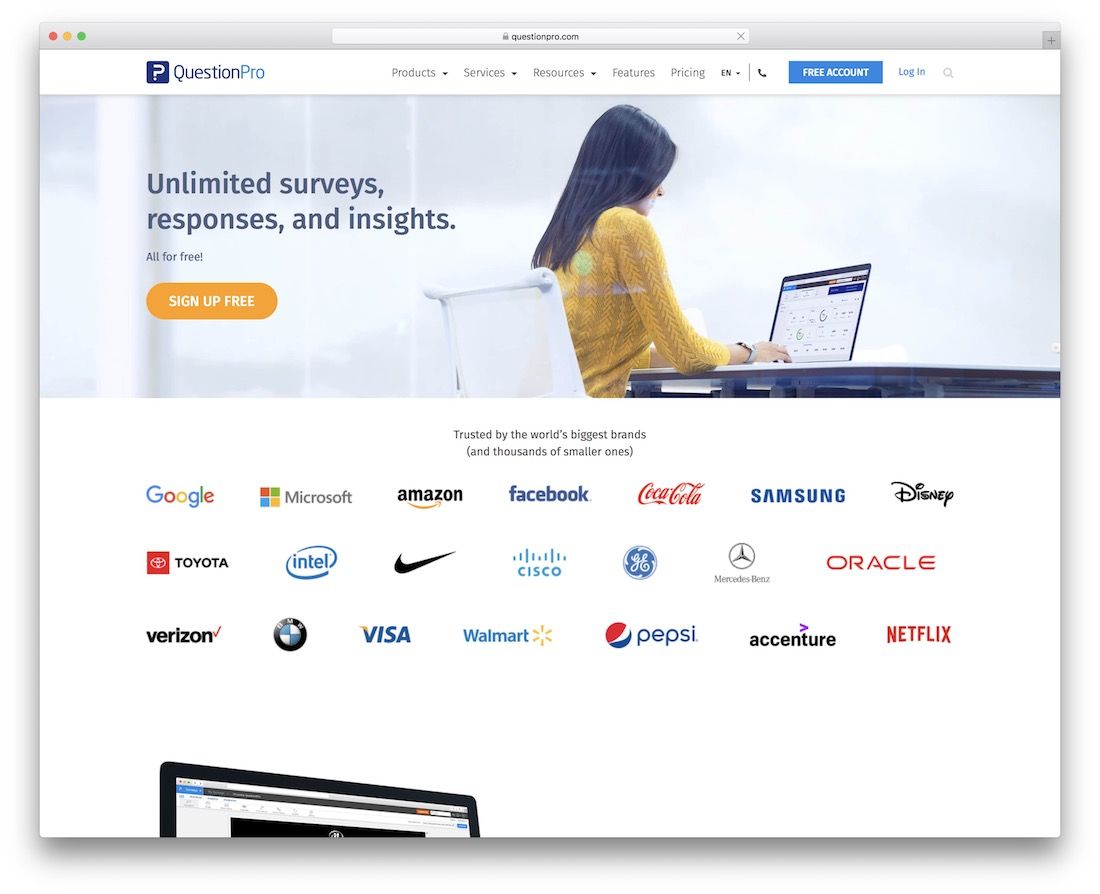 questionpro 免費的 wordpress 調查插件