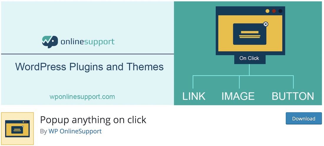 tıklama wordpress açılır eklentisi üzerinde açılır bir şey