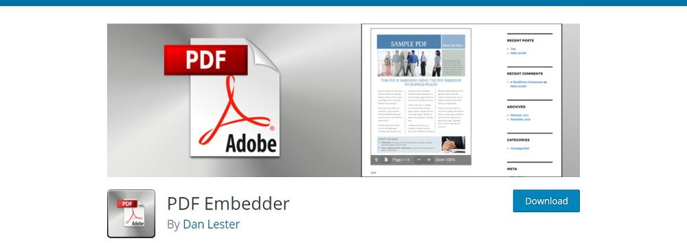 Wtyczki WordPress PDF Viewer - PDF Embedder