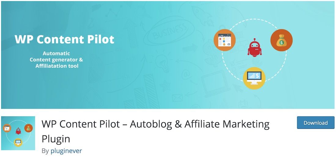 Плагин wp content pilot для автоблогинга wordpress