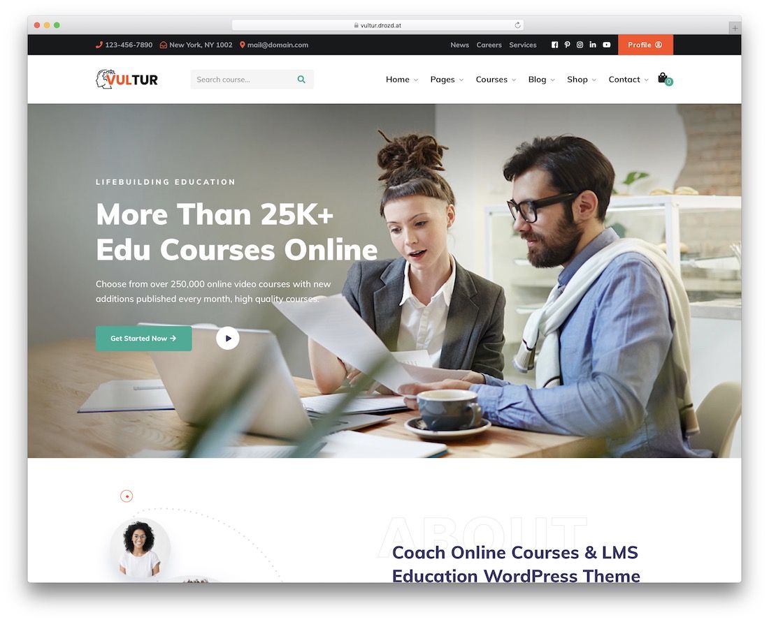 Vultur-Mitgliedschaft WordPress-Theme