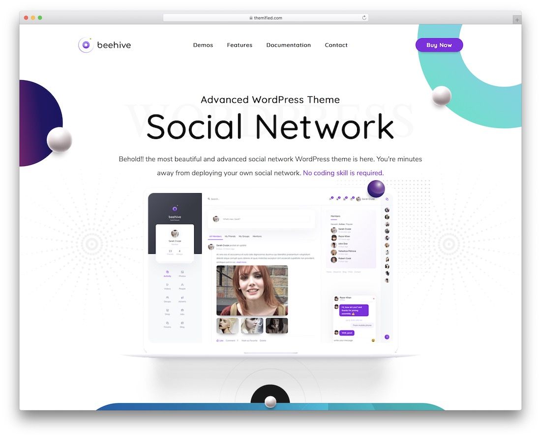 Bienenstock-Mitgliedschaft WordPress-Theme
