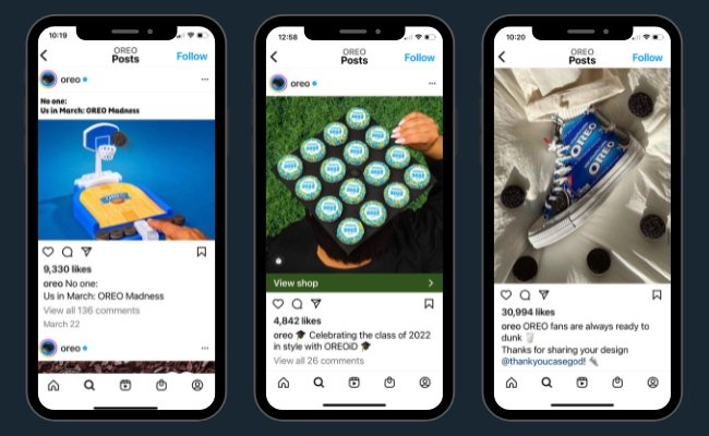 ソーシャル メディアとブランディングの例: Oreo