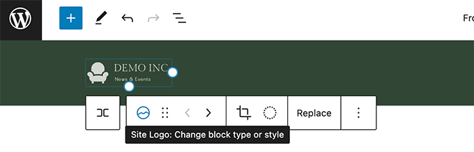 Website-Logo-Block-Editor