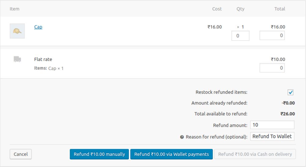 Простые плагины депозита WooCommerce