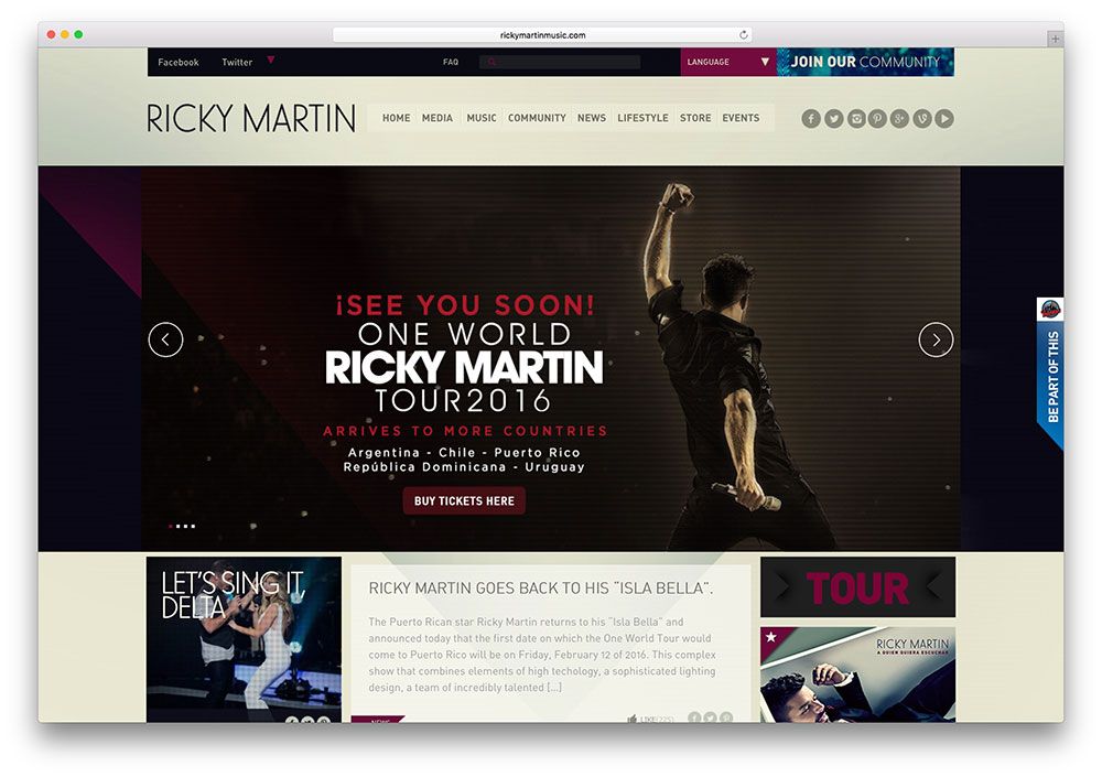 rickymartinmusic-celebrity-website-mit-wordpress