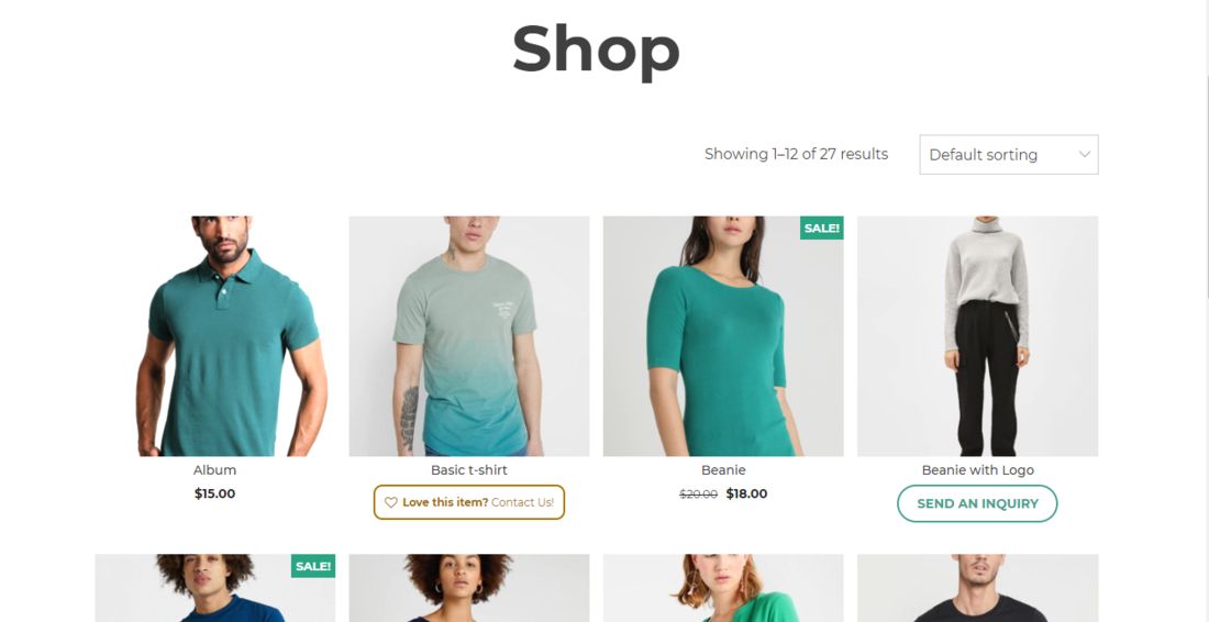 YITH WooCommerce-Katalogmodus WordPress-Katalog-Plugin-Demoseite