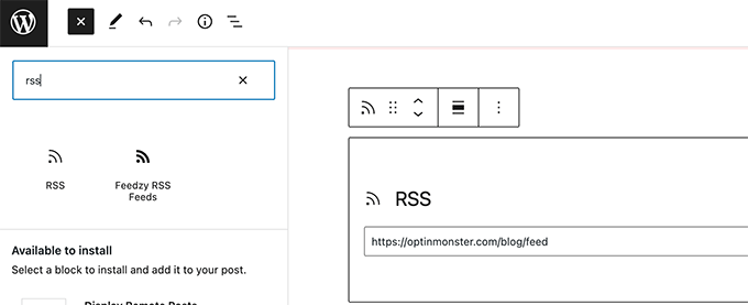 RSS-Feed hinzufügen Add RSS feed
