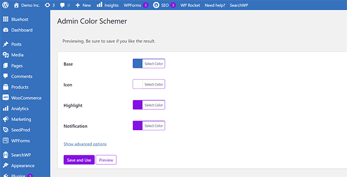 Kendi WordPress yönetici renk düzeninizi yapın Make your own WordPress admin color scheme