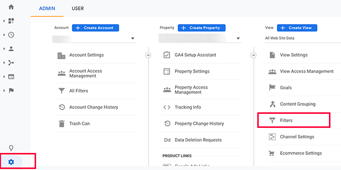 Criando um filtro no Google Analytics Creating a filter in Google Analytics