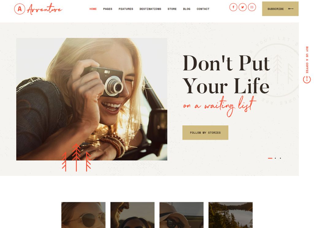 Abenteuer | Persönliches WordPress-Theme für Reise- und Lifestyle-Blogs