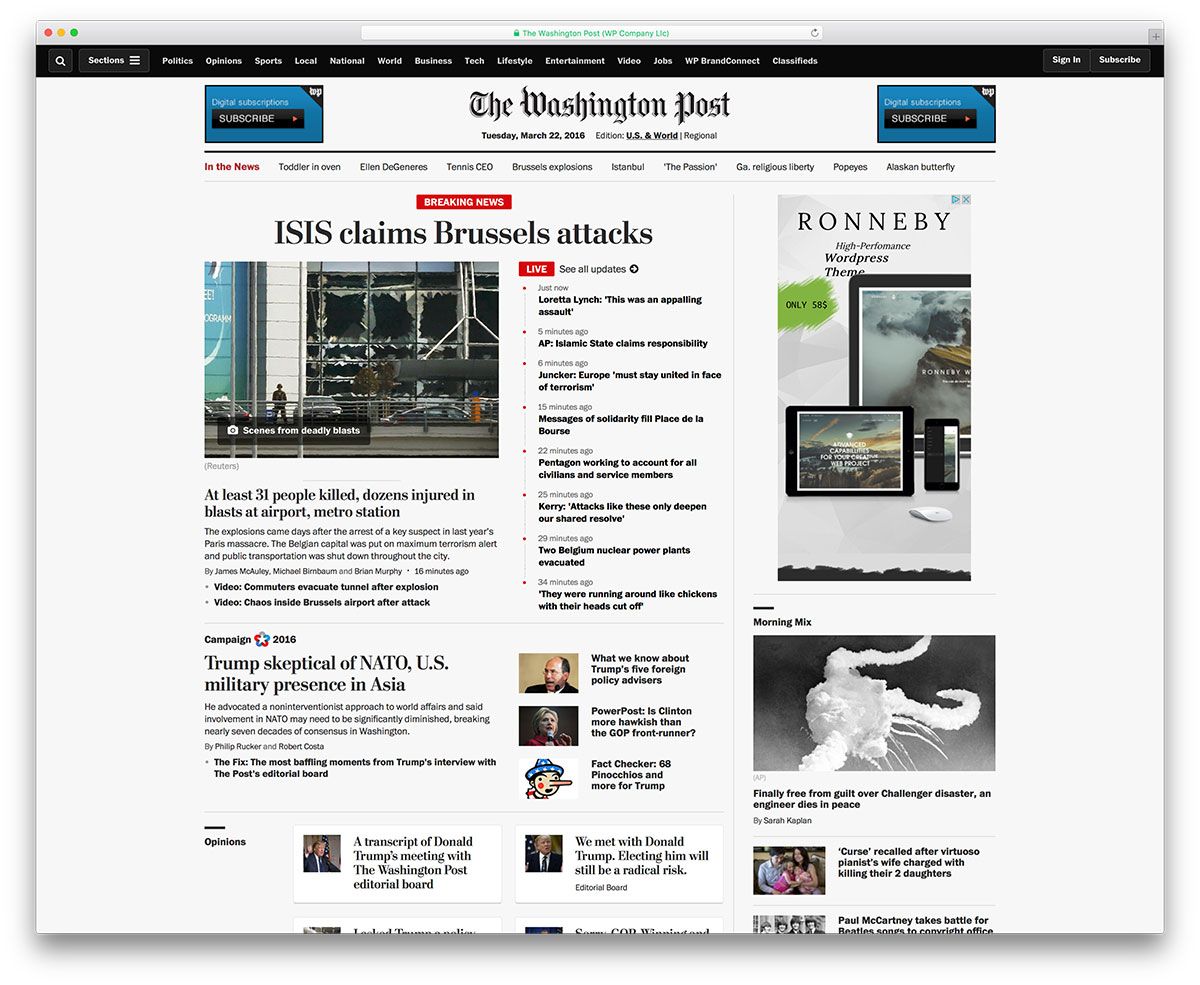Washingtonpost-News-Site-WordPress-Beispiel
