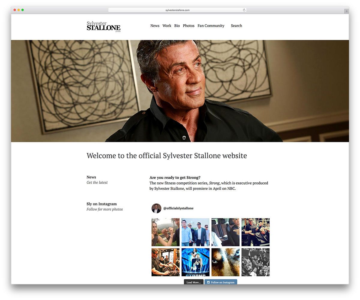 sylvesterstallone-cator-website-mit-wordpress
